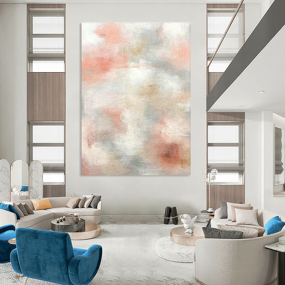 Extra Large Custom Handmade Abstract Painting for Greenhouses  DLZ0004