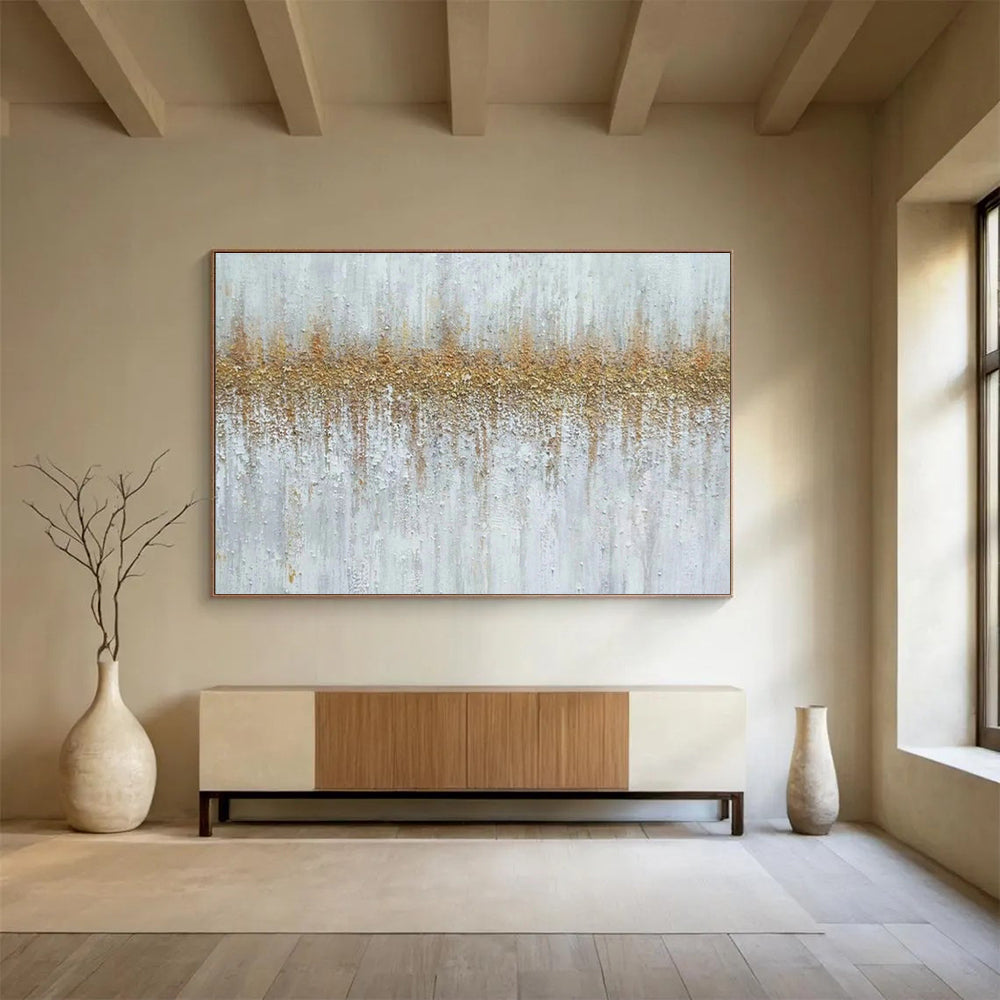 Large Custom Abstract Hand-Painted Art for Collection Room DLZ2686