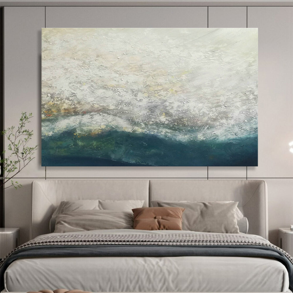 Large-Size Custom Abstract Hand Painting for Exhibition Hall DLZ2682