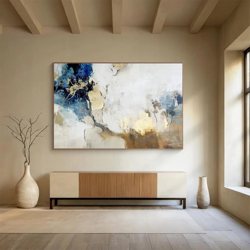 Customized Large Abstract Hand Painting for Digital Artifact Restoration Laboratory DLZ2893