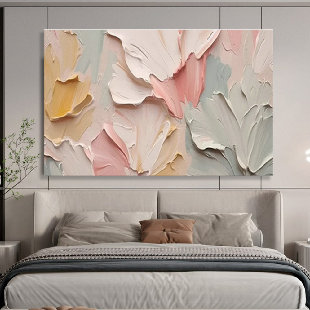 Oversized Custom Abstract Hand Painting for Offshore Tidal Energy Turbine Maintenance Base DLZ3051