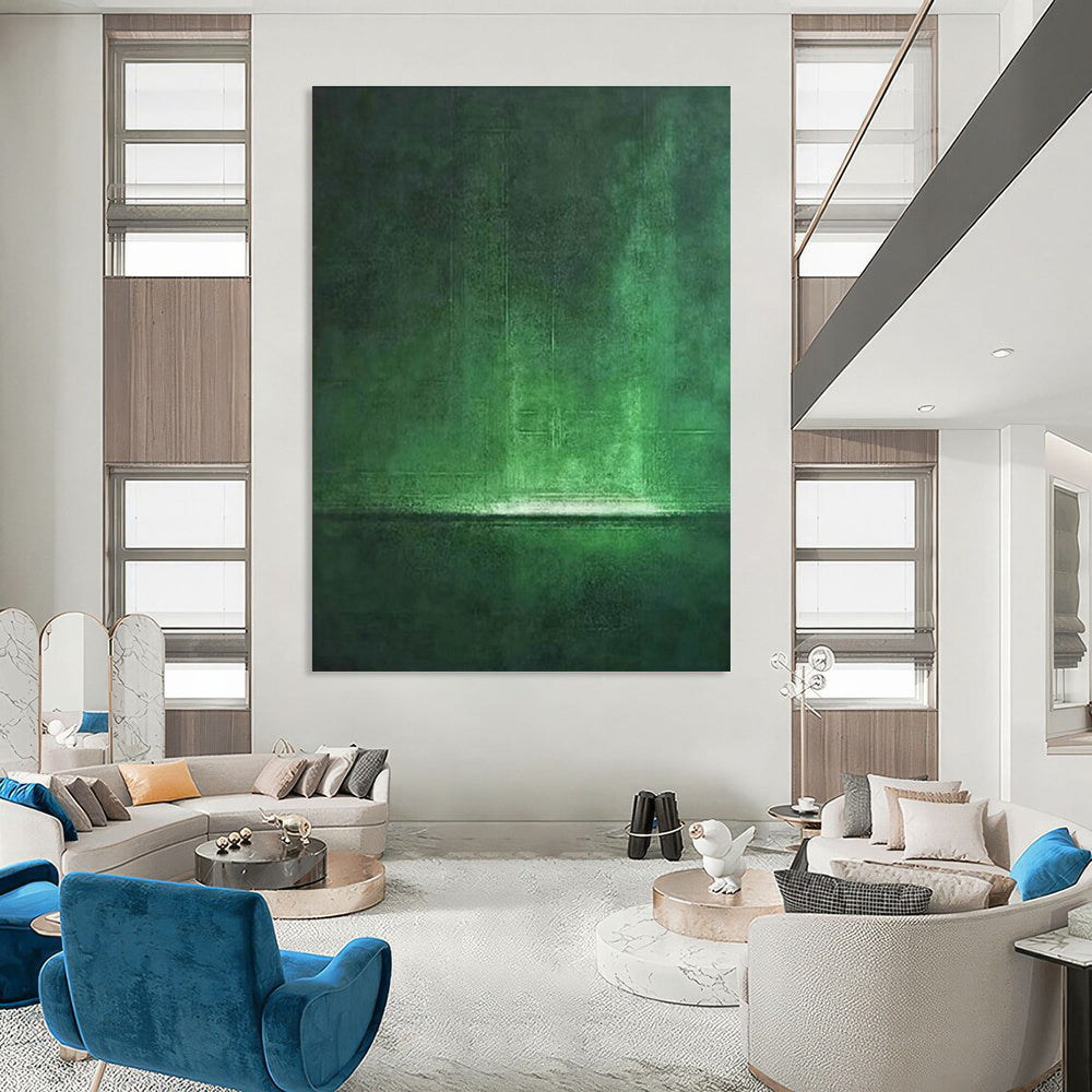 Immense Custom Hand-Painted Abstract Painting - Quantum Mystique for Quantum Physics Research Centers  DLZ0312