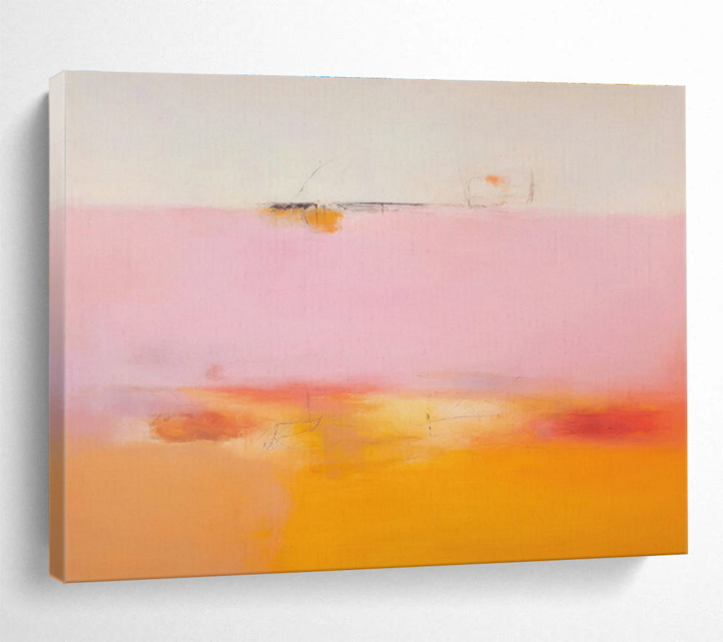 Large-Size Custom Abstract Hand Painting for Underwater Archaeological Excavation Support Vessel Control Room DLZ2860