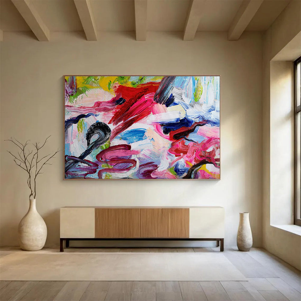 Customized Large Abstract Hand Painting for Studio DLZ2681