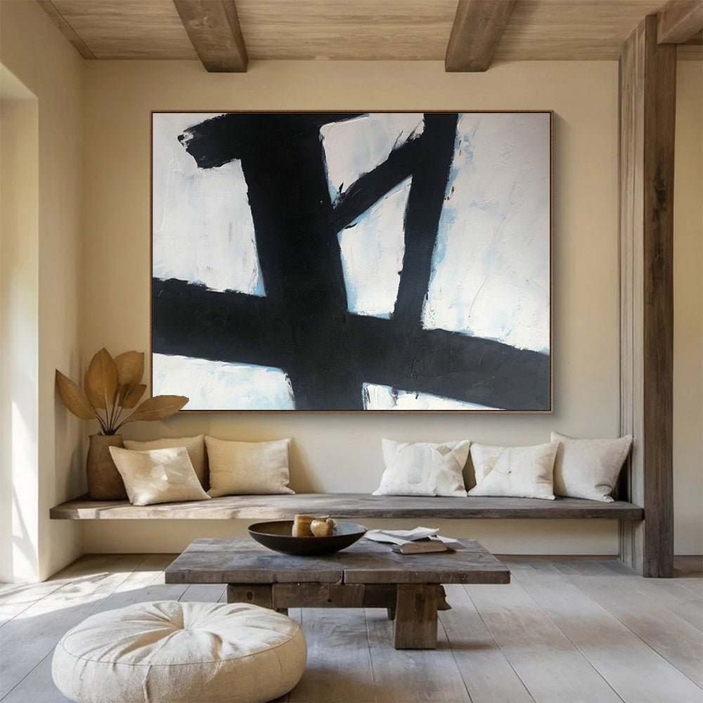 Tailored High-Altitude Weather Observatory Giant Abstract Hand Painting DLZ2565
