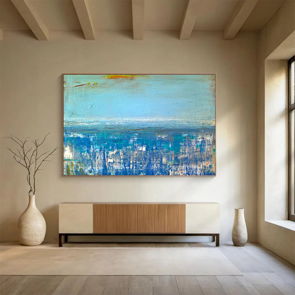 Customized Large-Scale Abstract Hand Painting for Homeopathic Pharmacy DLZ2773