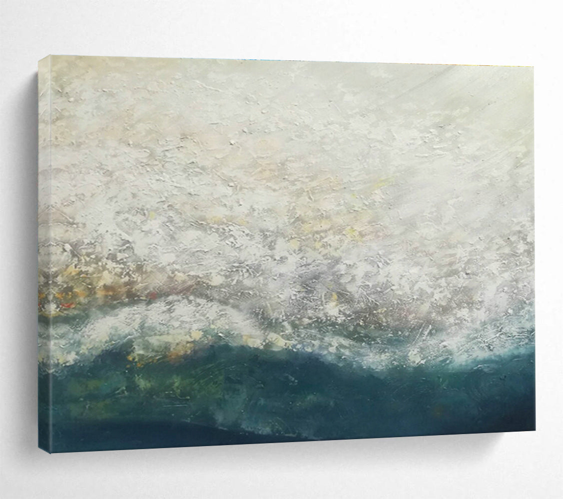 Large-Size Custom Abstract Hand Painting for Exhibition Hall DLZ2682