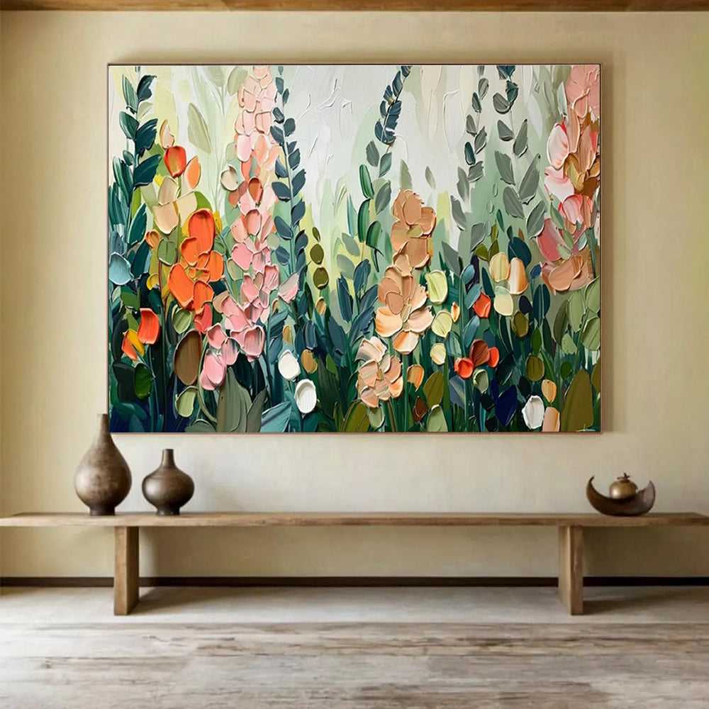 Oversized Custom Hand-Painted Abstract Art for Subterranean Cave Microclimate Research and Monitoring Station DLZ3185