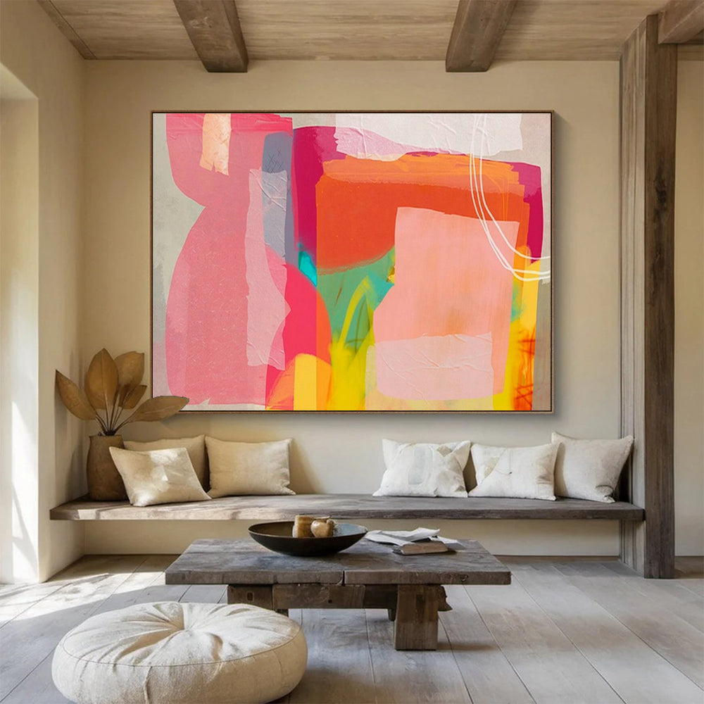 Bespoke Underwater Renewable Energy Farm Oversized Abstract Hand-Painted Mural DLZ2585