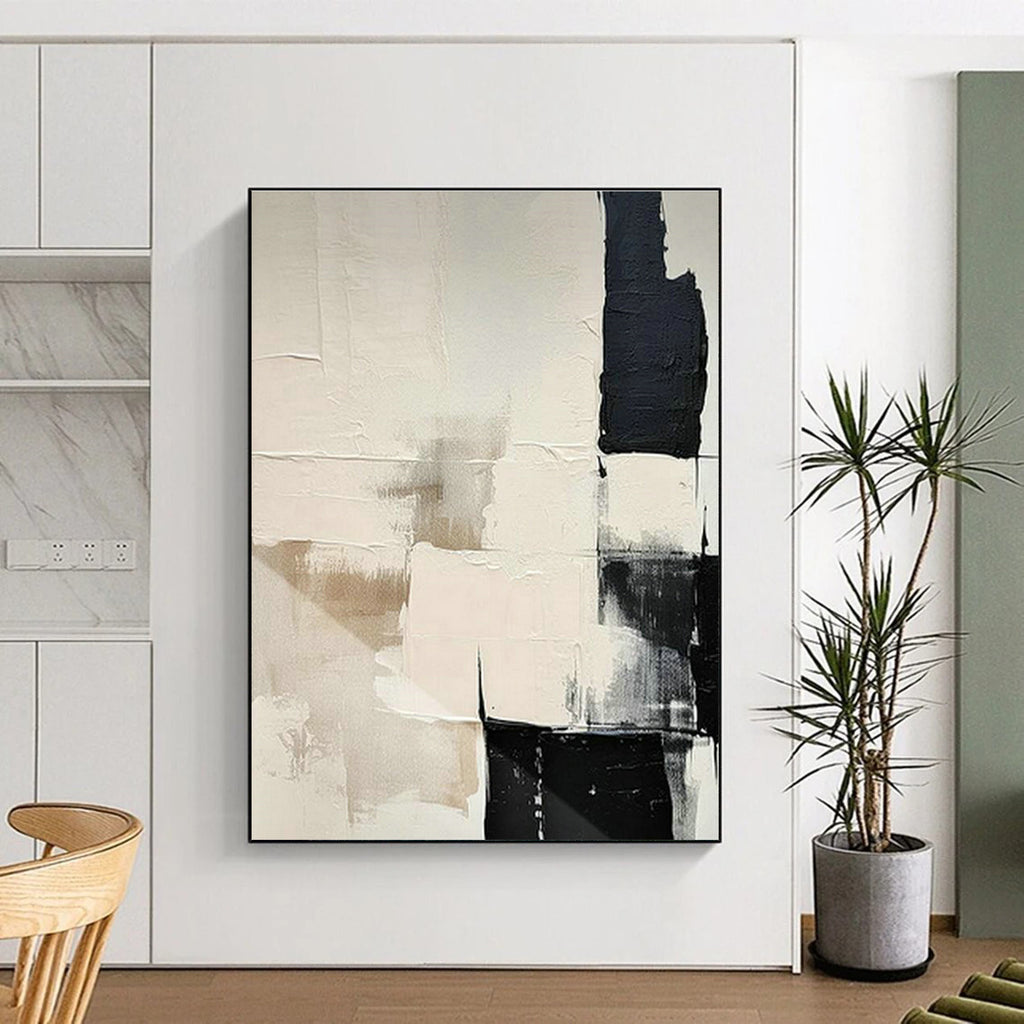 Monumental Large Custom Hand-Painted Abstract Art - Scholarly Atmosphere for University Libraries  DLZ0212