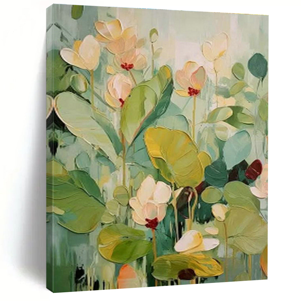 Monumental Custom Hand-Painted Abstract Artwork - Historical Grandeur for Heritage Mansions  DLZ0226