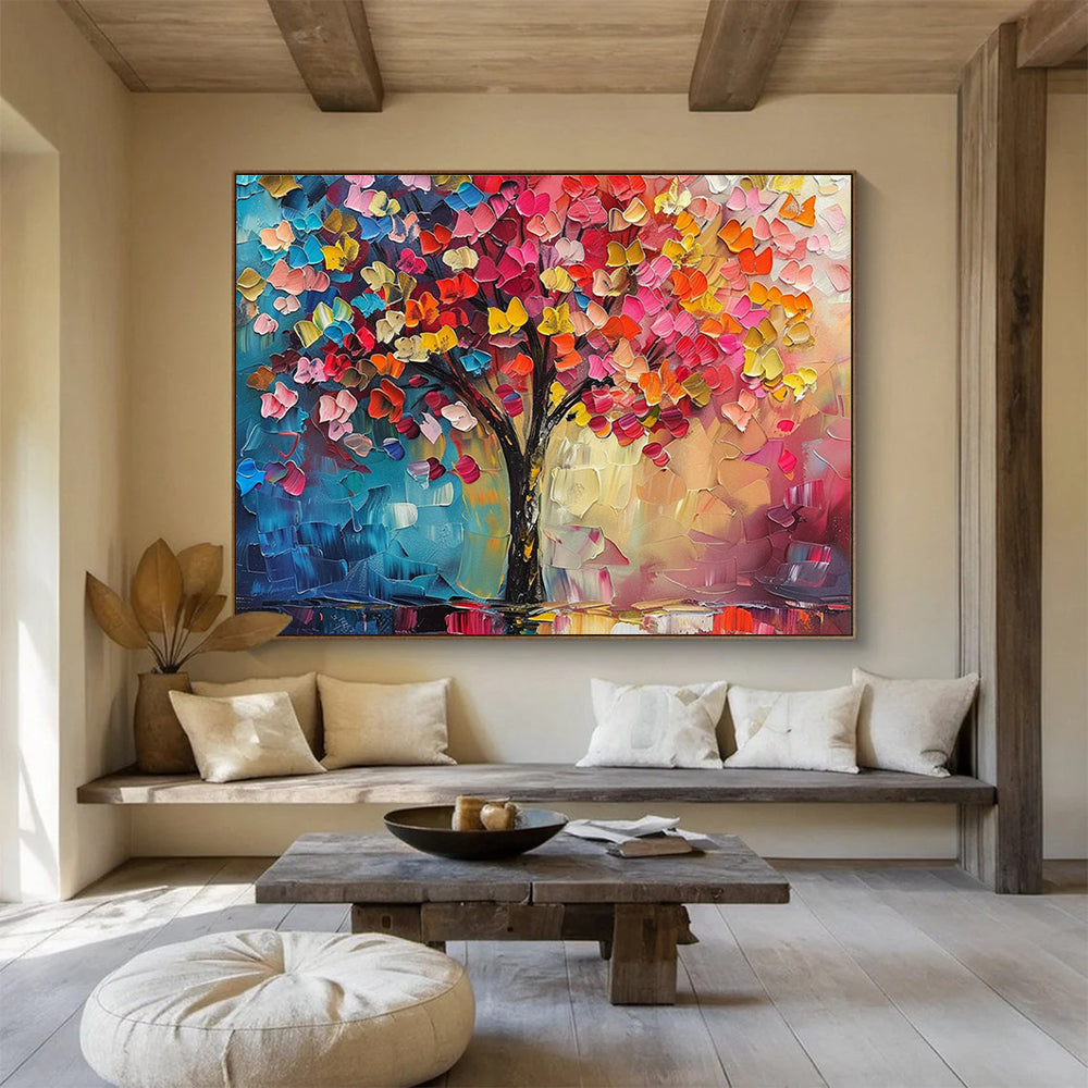 Handmade Large Abstract Wall Art, Art Deco-inspired for Luxury Homes DLZ3242