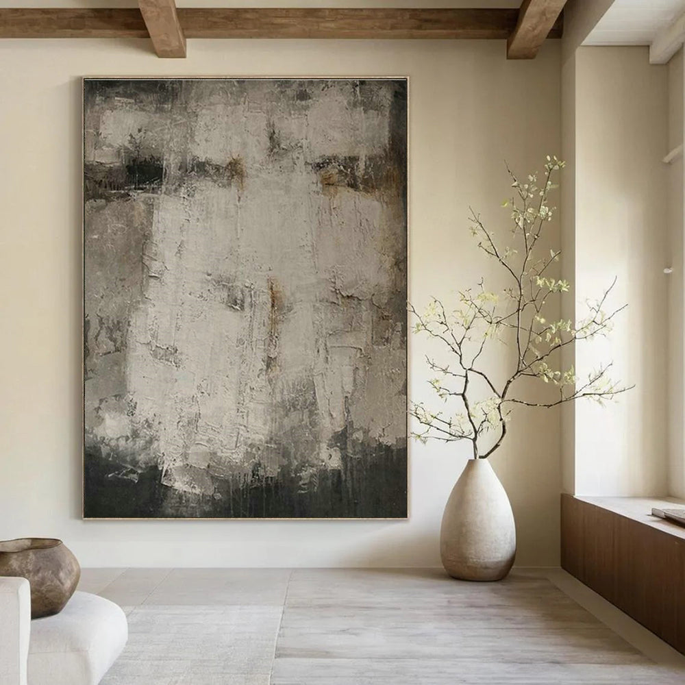 Colossal Custom Hand-Painted Abstract Canvas - Celestial Focal Point for Planetariums  DLZ0208