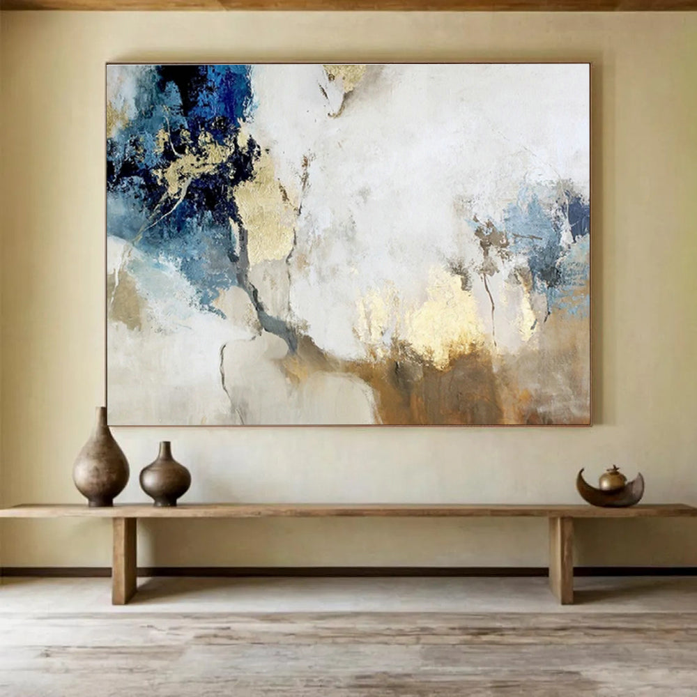 Customized Large Abstract Hand Painting for Digital Artifact Restoration Laboratory DLZ2893