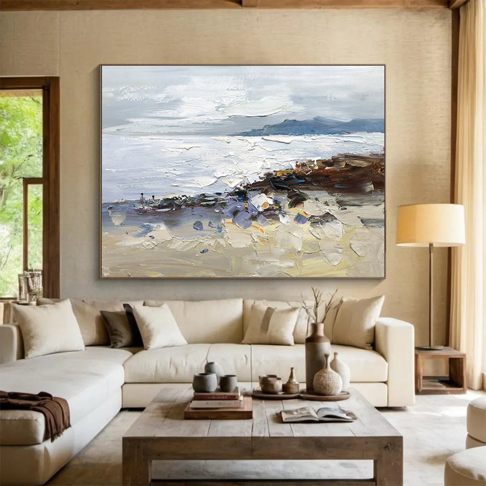 Customized Large-Scale Abstract Hand Painting for Subterranean Aquarium Design and Construction Office DLZ3018