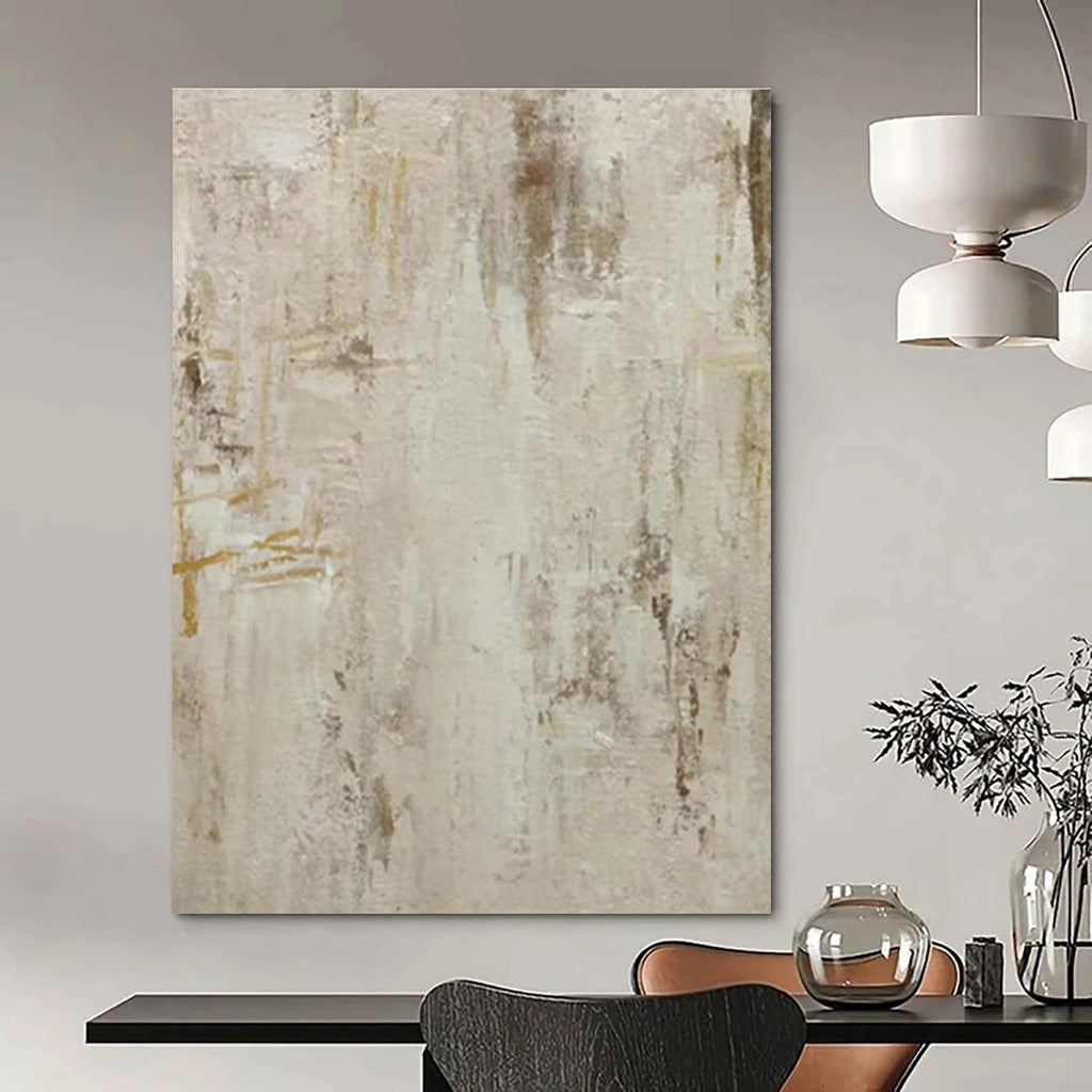 Immense Large-Scale Custom Hand-Painted Abstract Canvas - Artistic Fusion for Culinary Schools  DLZ0224