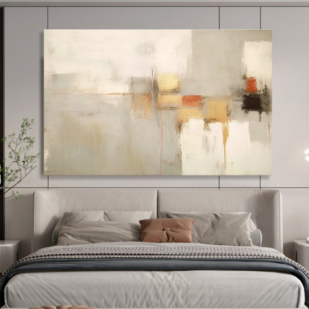 Large Custom Abstract Hand-Painted Art for Pilates Studio DLZ2732