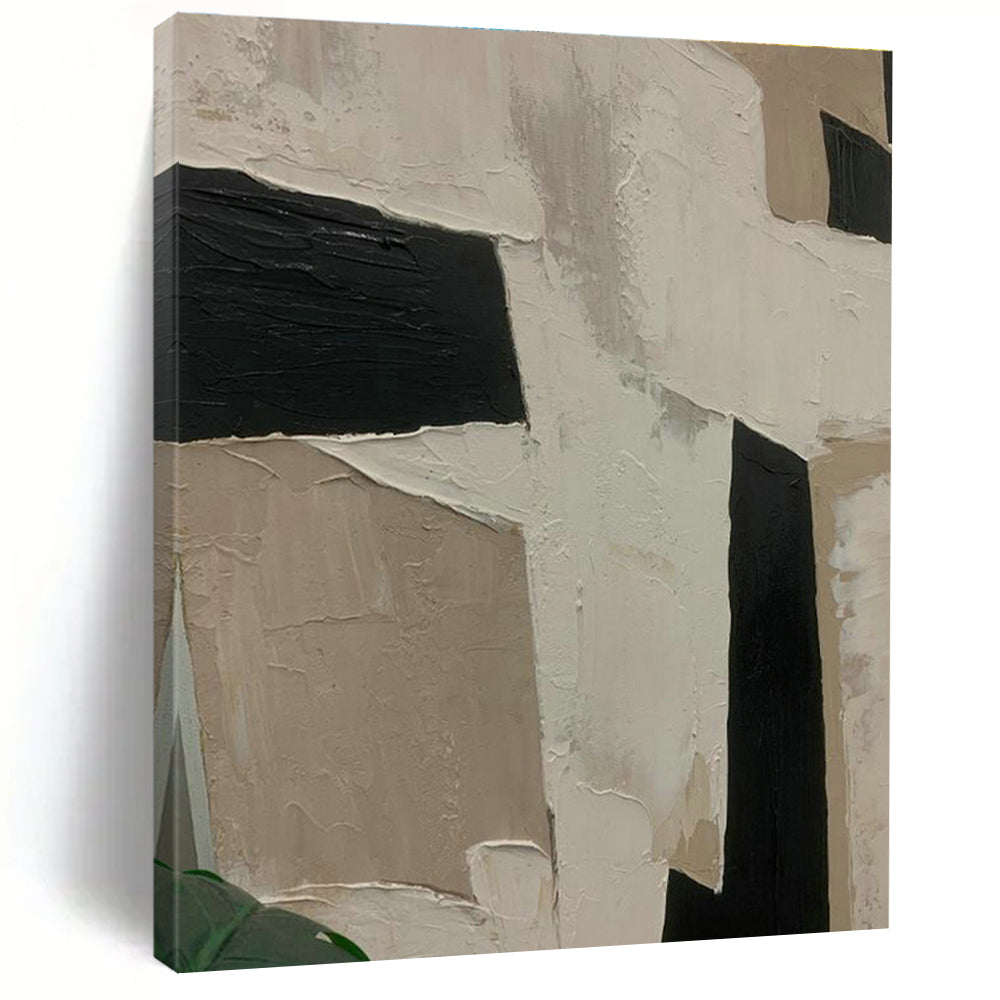 Vast Large-Scale Custom Hand-Painted Abstract Painting - Relaxing Vibe for Wellness Resorts’ Lobbies  DLZ0189
