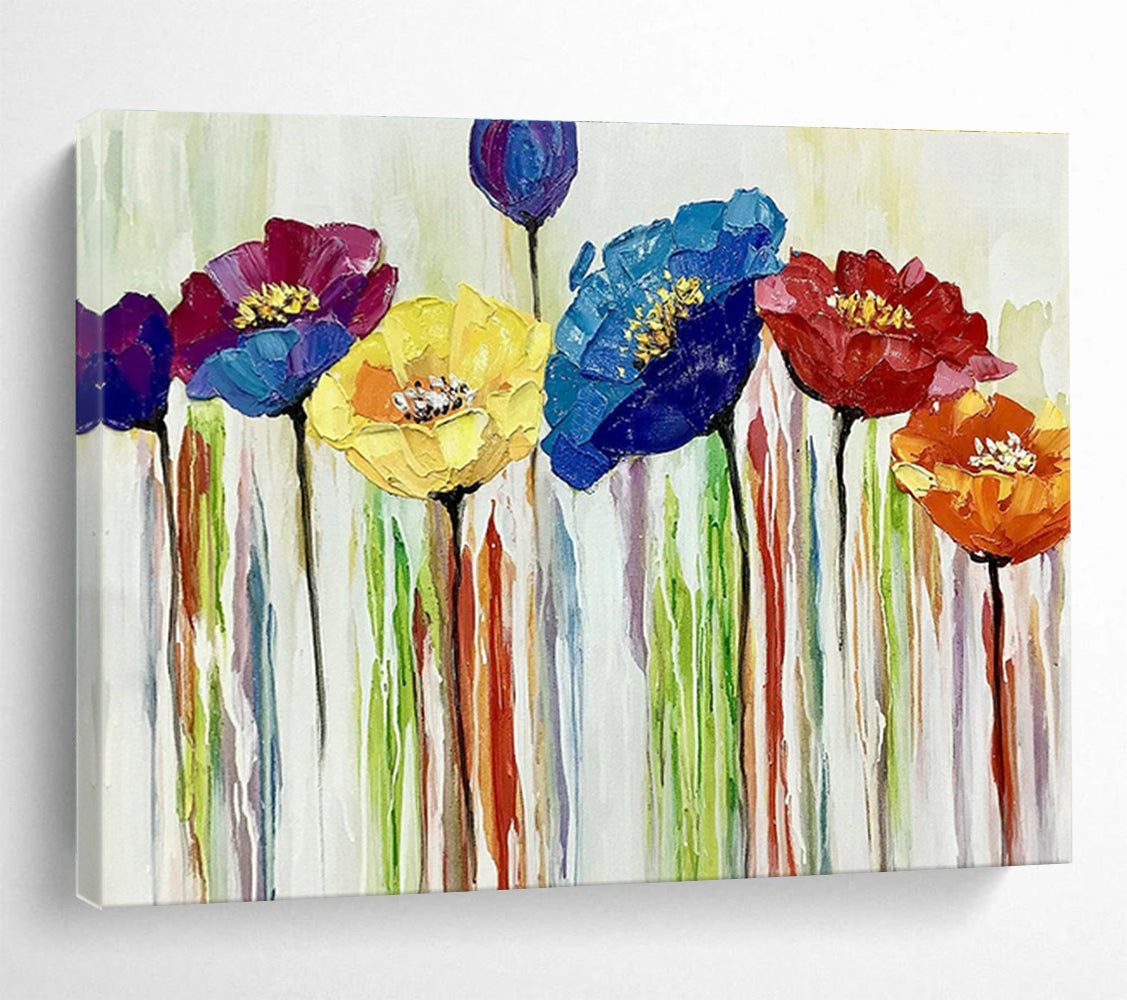Large Custom Abstract Hand-Painted Art for Underwater Tsunami Generation Mechanism Research Station DLZ3167