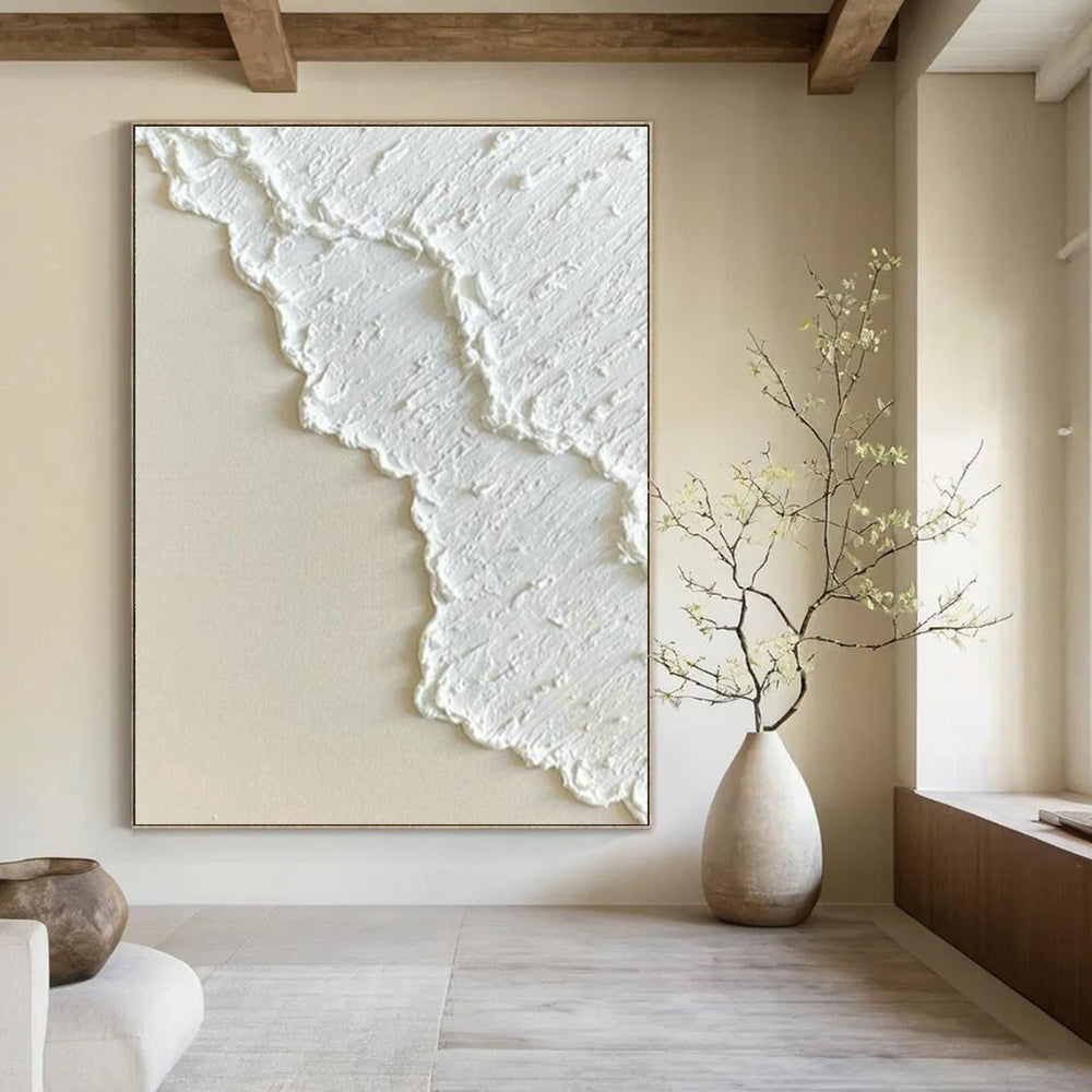 Massive Custom Hand-Painted Abstract Canvas - Artistic Beauty for Botanical Art Galleries  DLZ0264
