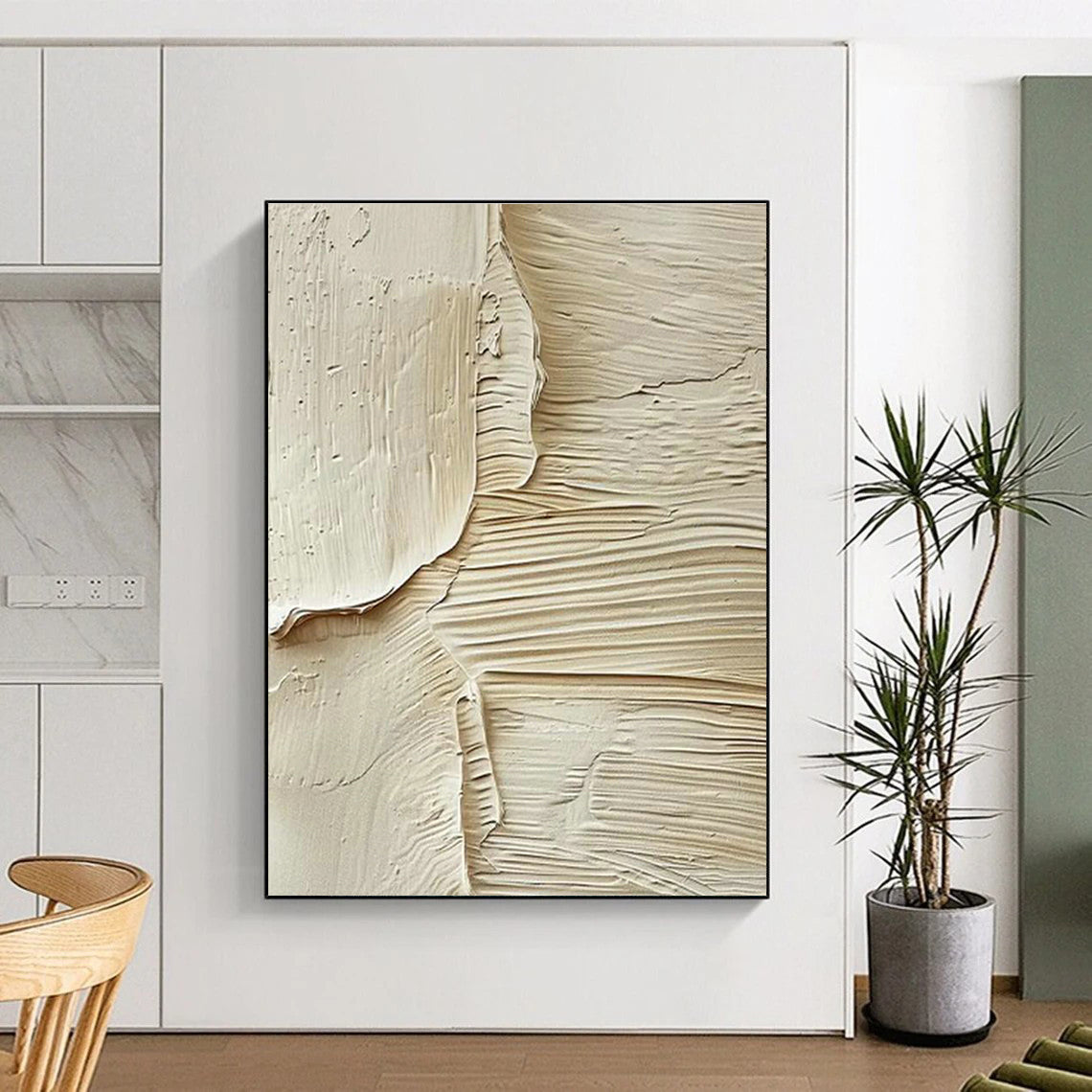 Colossal Custom Hand-Painted Abstract Art for Urban Composting Facilities  DLZ0115