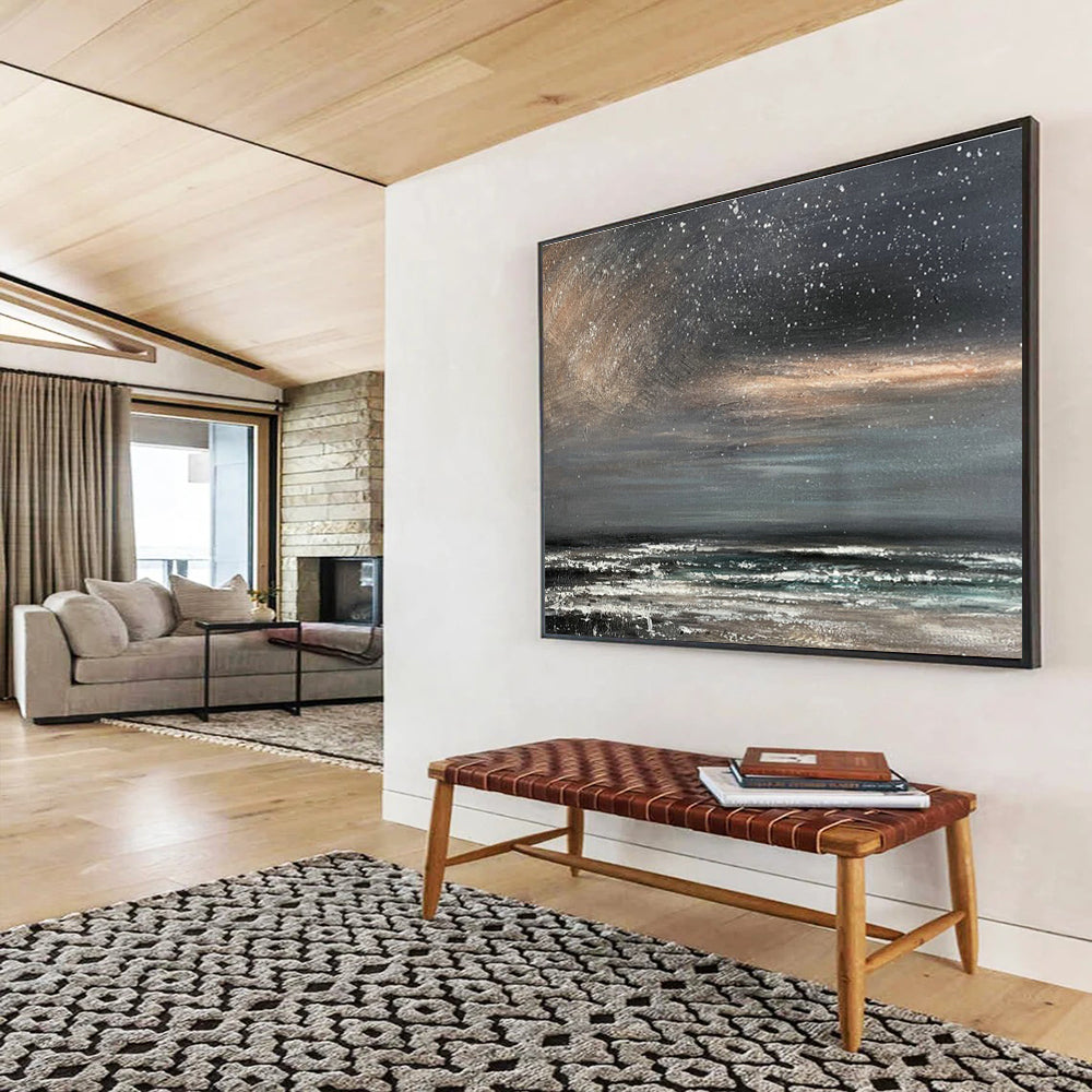 Bespoke Observatory Oversized Abstract Hand Painting