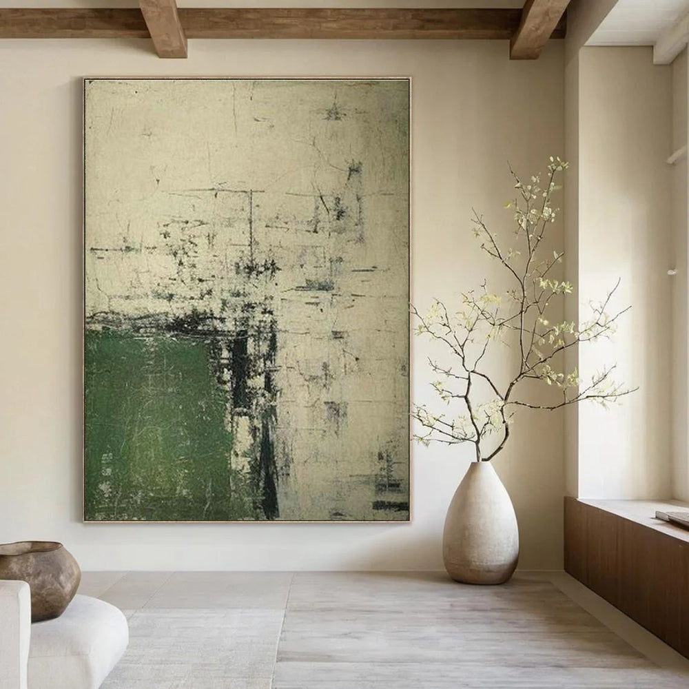 Enormous Custom Hand-Painted Abstract Painting - Artistic Flair for Hat-Making Studios  DLZ0262