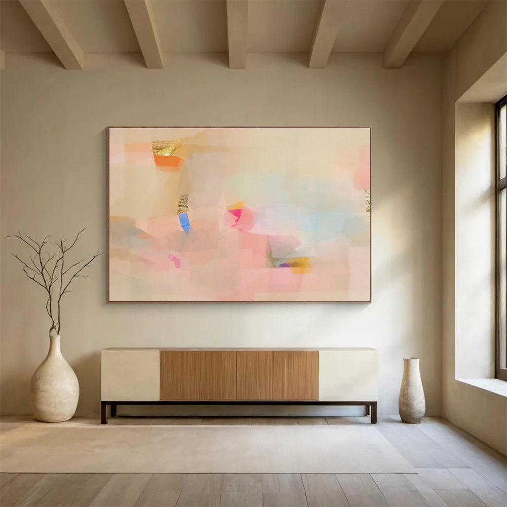 Scented Oil Custom Hand-Painted Abstract Art for Aromatherapy Spaces and Wellness Centers