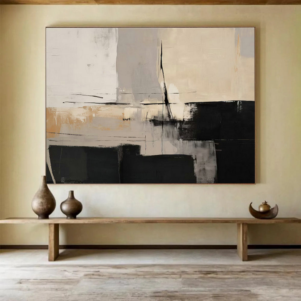 Tailored High-Speed Hyperloop Maintenance Capsule Giant Abstract Hand Painting DLZ2625