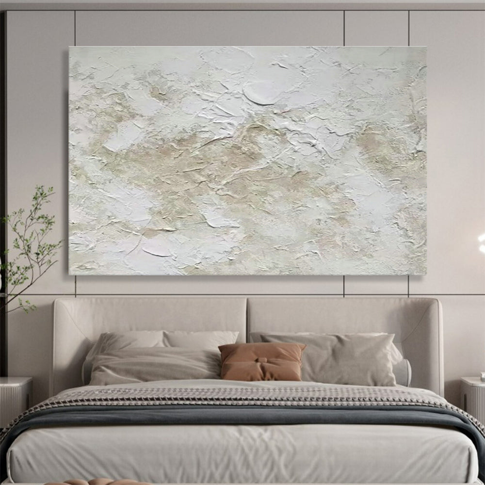 Custom Giant Abstract Hand Painting for Subterranean Archaeological Excavation Site Command Post DLZ2980