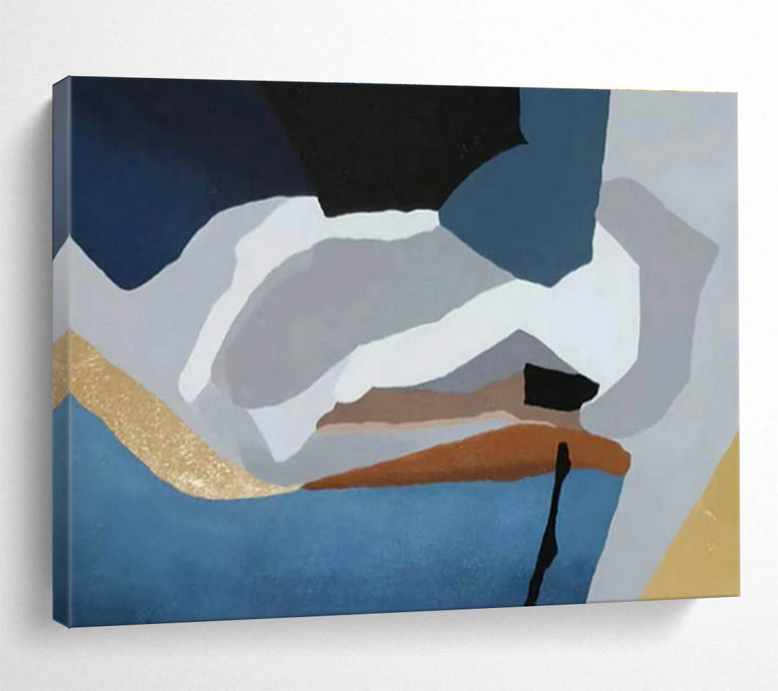 Tailored Hyper-Speed Maglev Maintenance Facility Giant Abstract Hand Painting DLZ2557