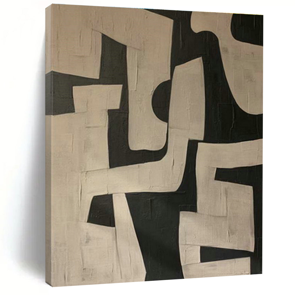 Monumental Large Custom Hand-Painted Abstract Art - Impressive Centerpiece for Government Buildings’ Lobbies  DLZ0182