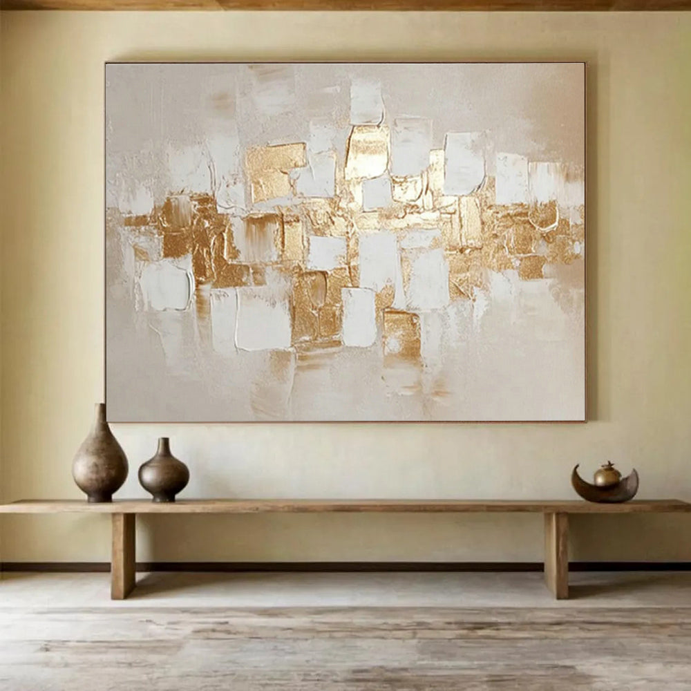 Large-Size Custom Abstract Hand Painting for Rooftop Urban Farm Office DLZ2908