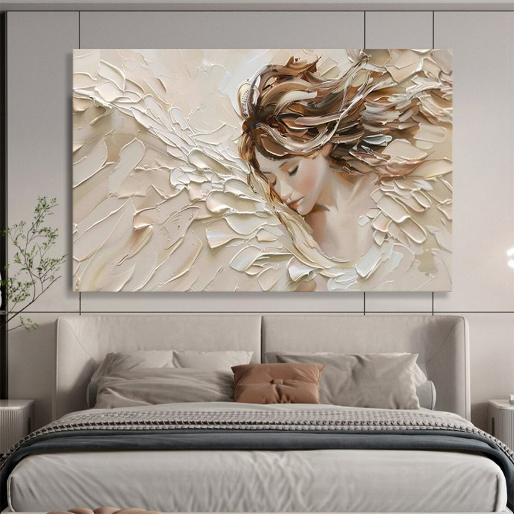 Large Custom Abstract Hand-Painted Art for Offshore Wave Energy Conversion Facility Control Room DLZ2838
