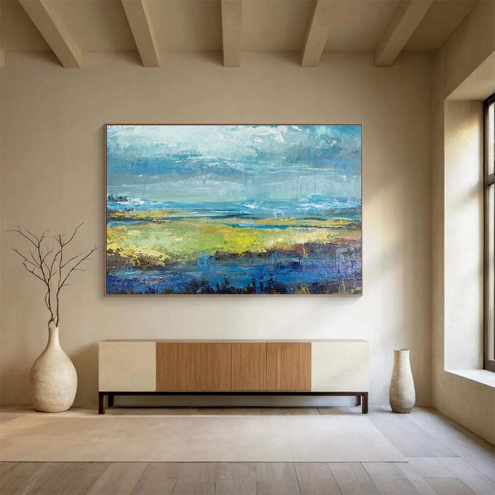 Customizable Underwater Communication Hub Abstract Hand Painting DLZ2574