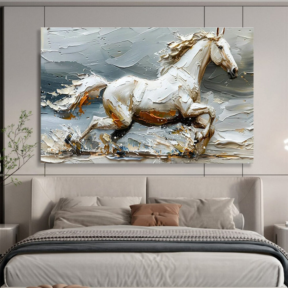 Large Custom Abstract Hand-Painted Art for Underwater Earthquake Fault Movement Monitoring Observatory DLZ3196