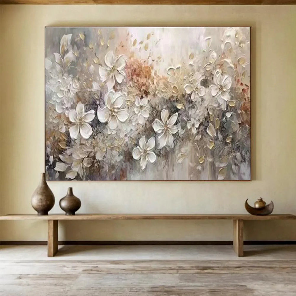 Bespoke Vertical Urban Vertical Aquarium Exhibit Hall Oversized Abstract Hand-Painted Art DLZ2643