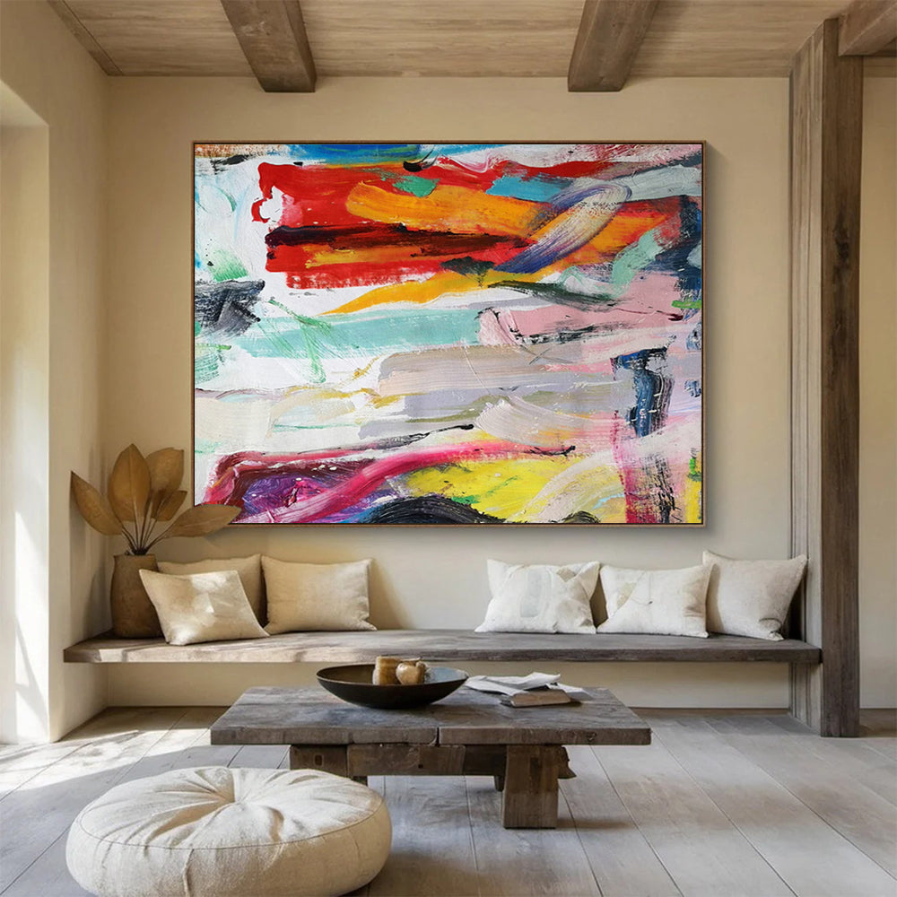 Customized Large Abstract Hand Painting for Museum DLZ2689