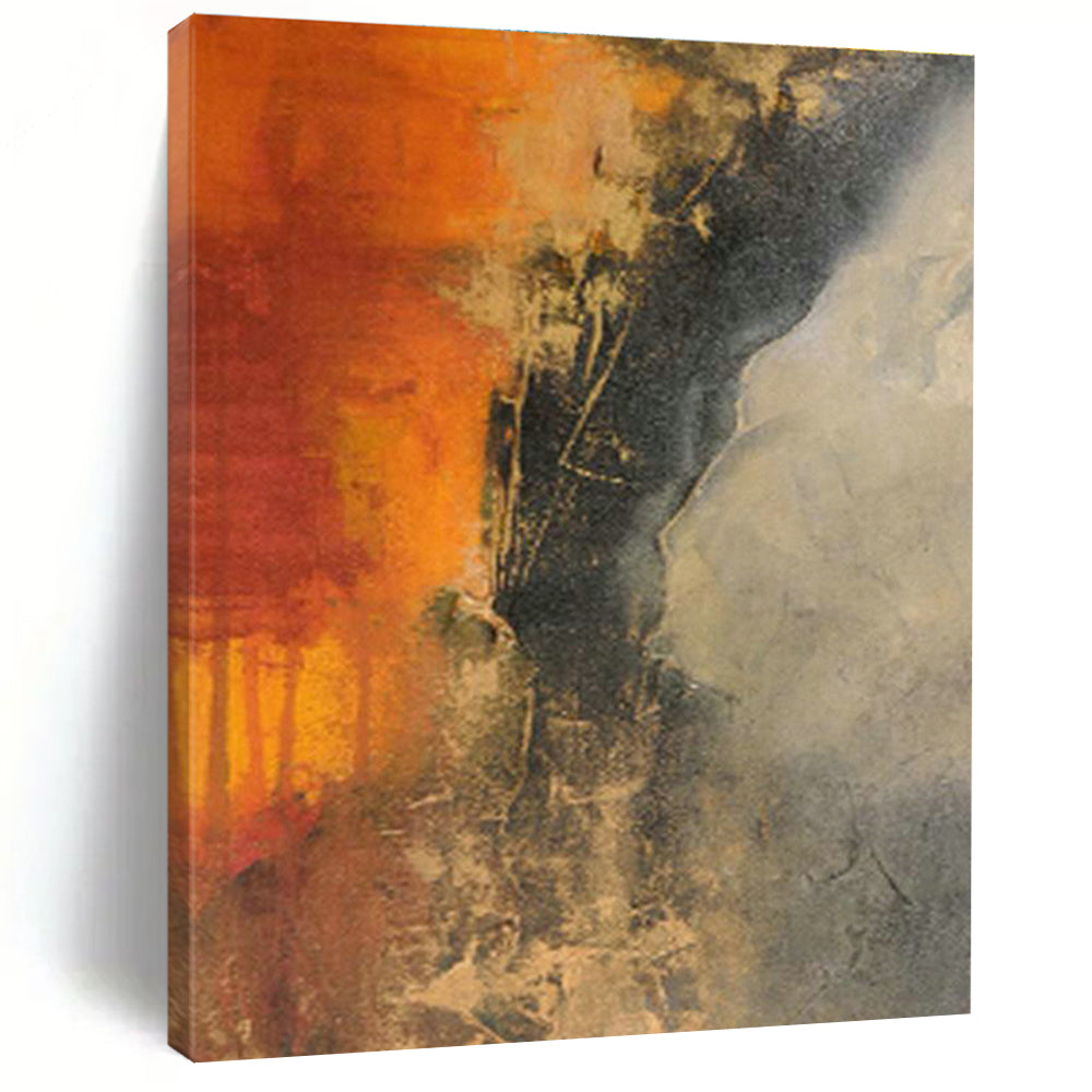 Oversized Custom Hand-Painted Abstract Canvas for Model Ship Building Clubs  DLZ0025