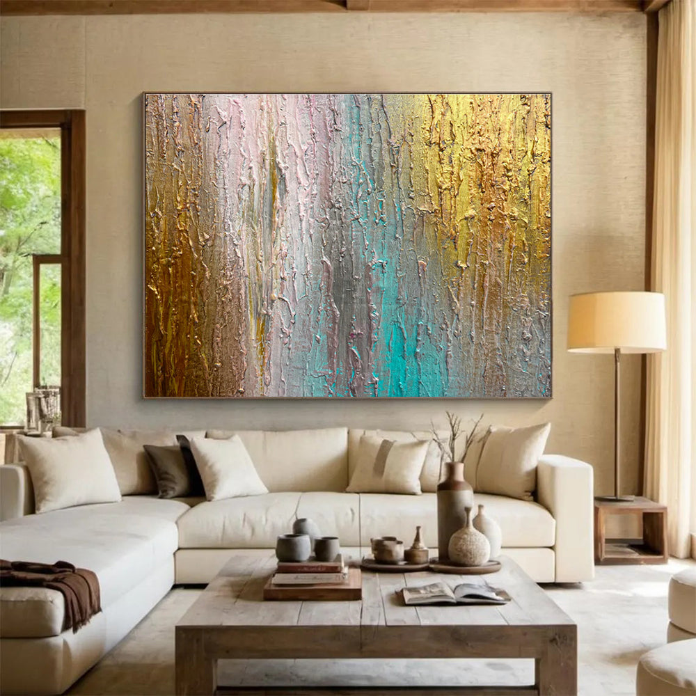 Gigantic Customizable Handmade Abstract Wall Art for Ski Lodge Lobbies DLZ3300