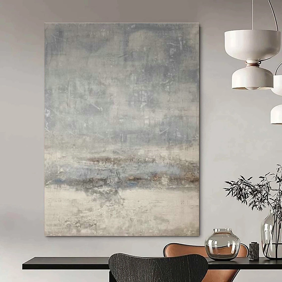 Gigantic Custom Hand-Painted Abstract Art - Stunning Decor for Cruise Ship Lobbies  DLZ0199