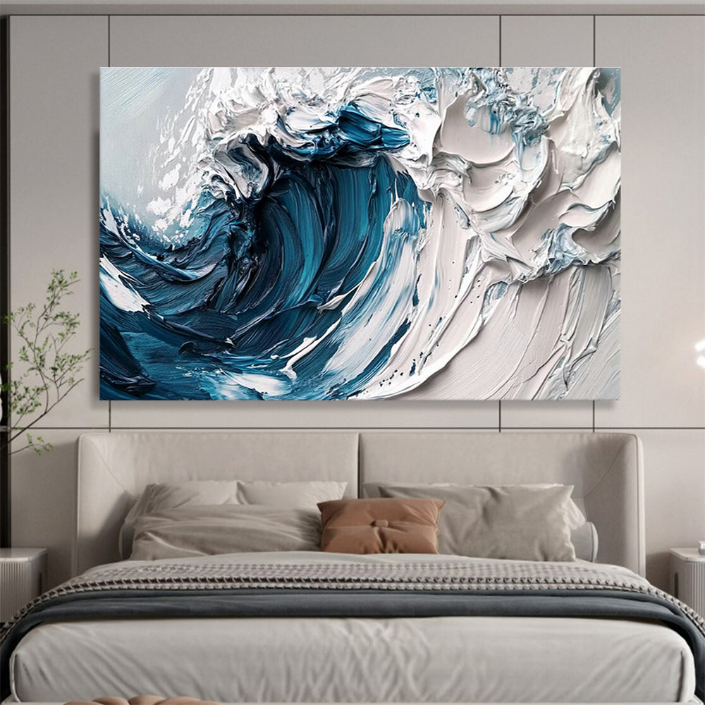Oversized Customizable Handmade Abstract Painting for Retail Stores DLZ3257