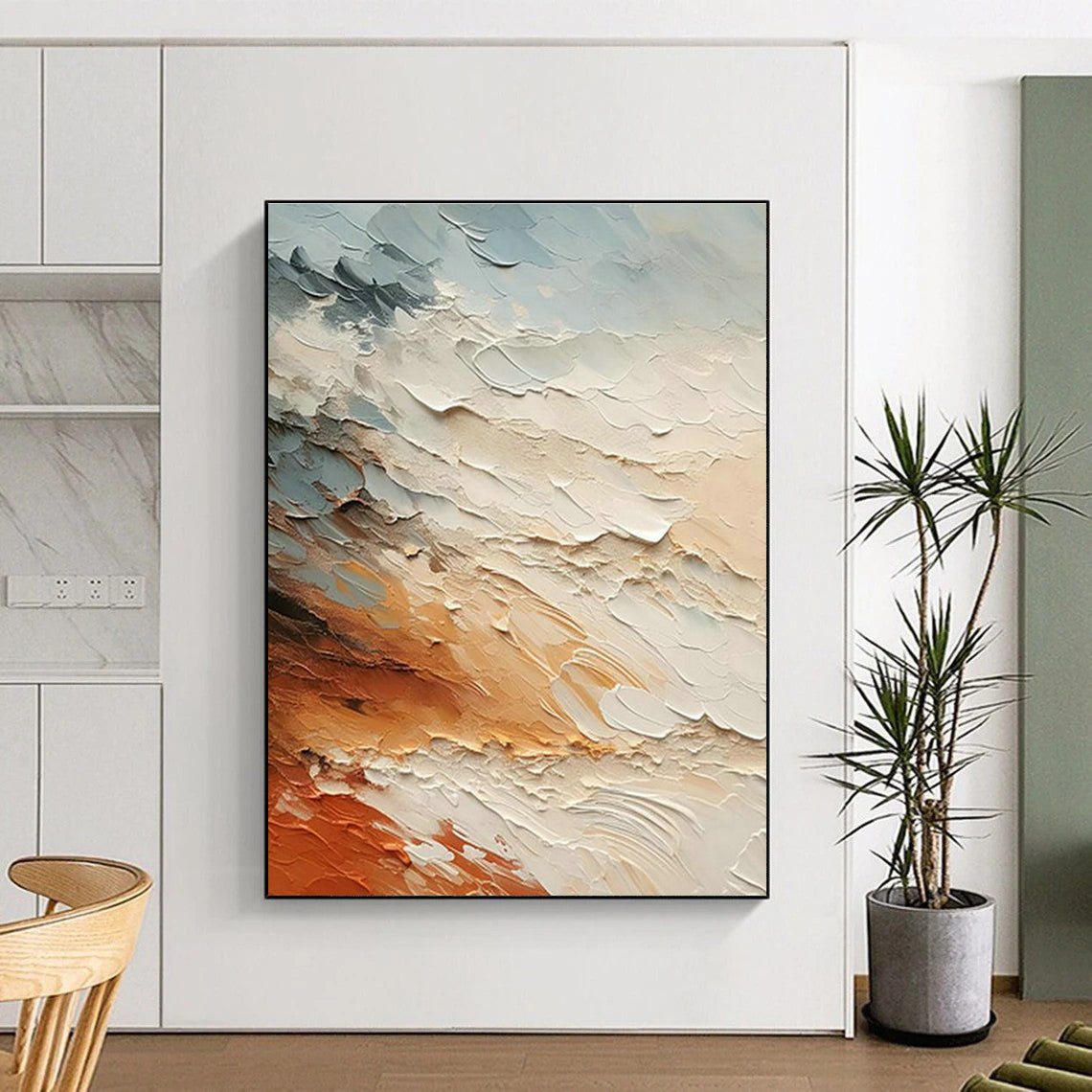Huge Customizable Handmade Abstract Wall Art for Urban Beekeeping Supply Stores  DLZ0116