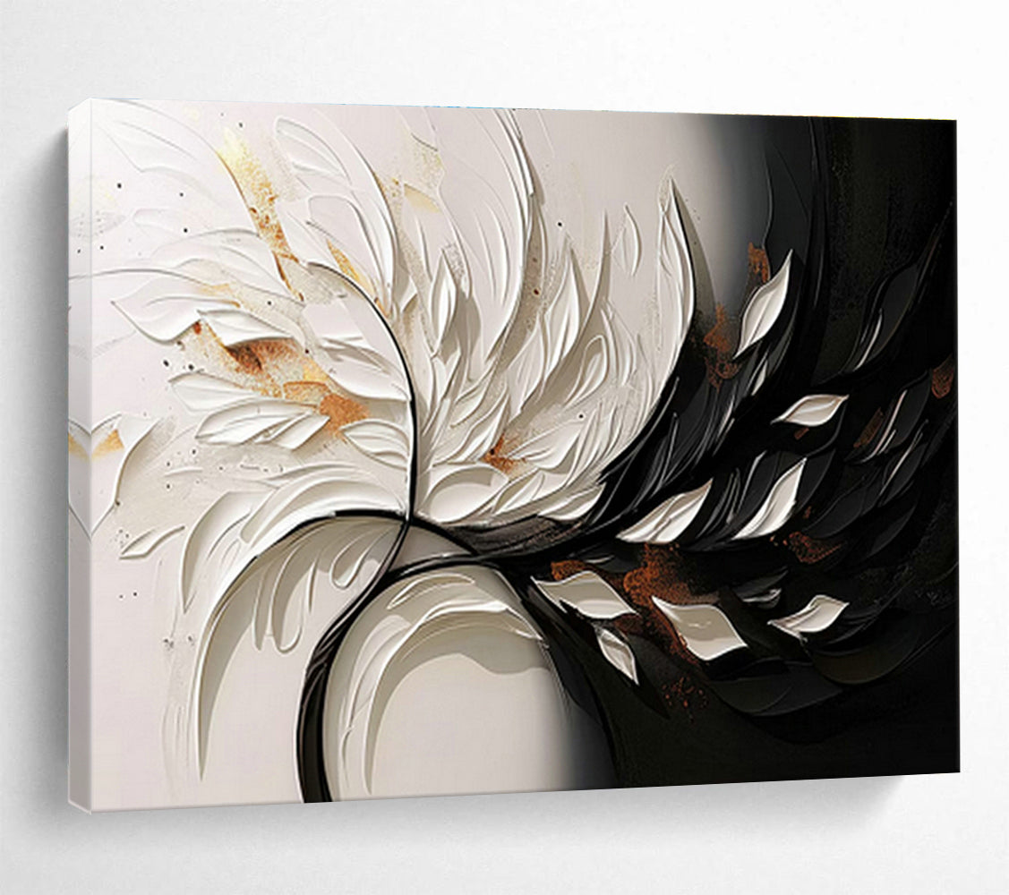 Customized Large Abstract Hand Painting for Antarctic Marine Microbial Symbiosis Research Base DLZ3130