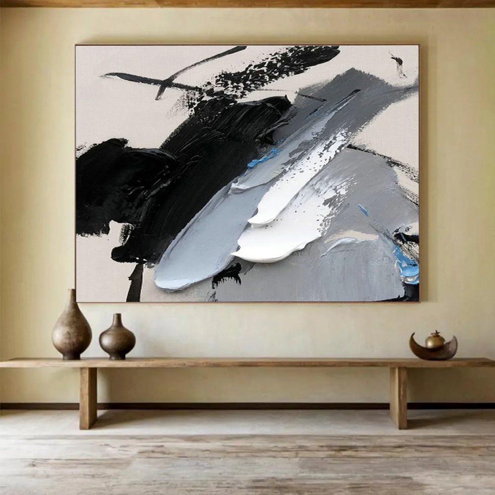 Large Custom Abstract Hand-Painted Art for Shopping Center DLZ2694