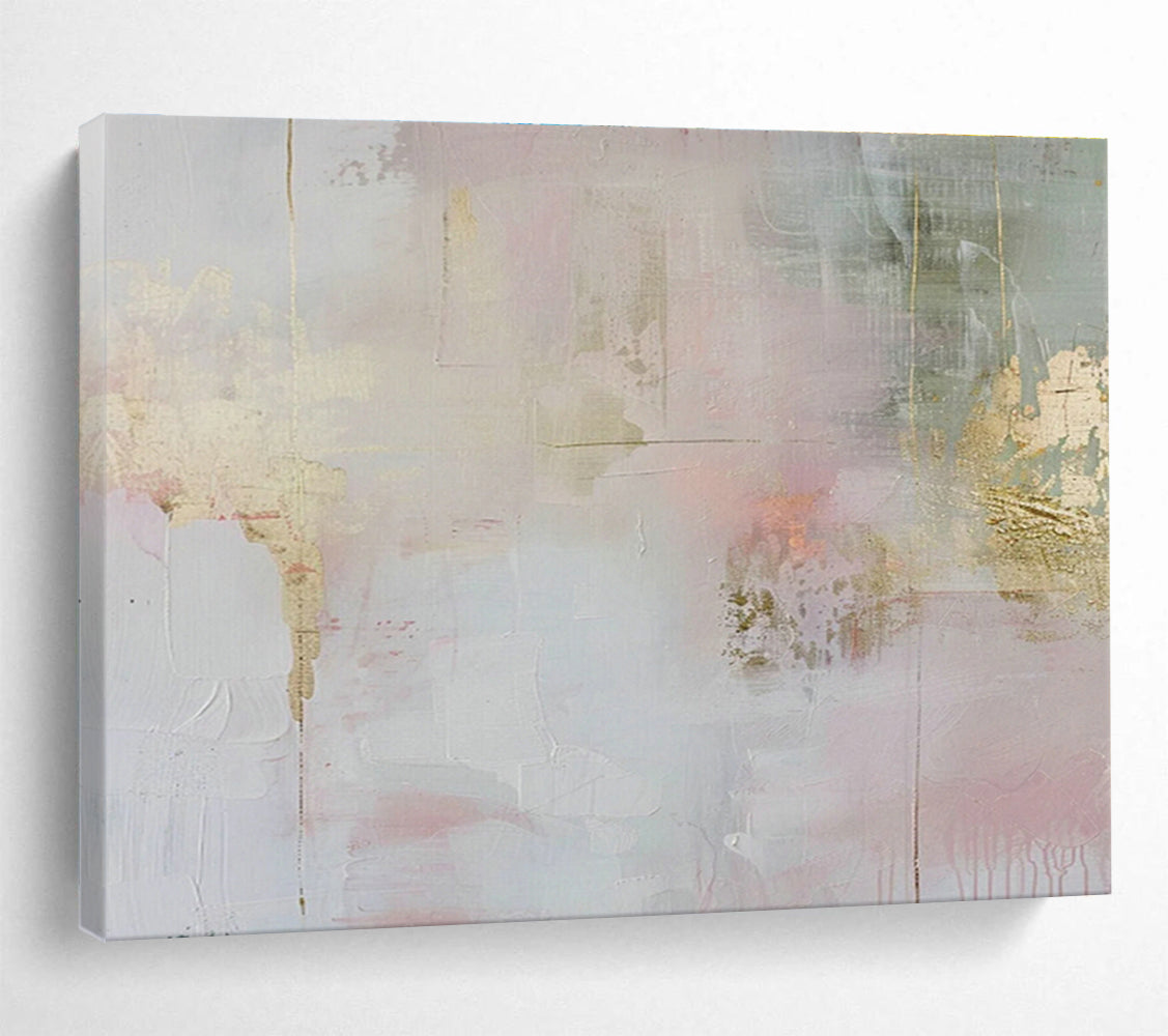 Large-Size Custom Abstract Hand Painting for Geomagnetic Field Research Observatory Control Room DLZ2868