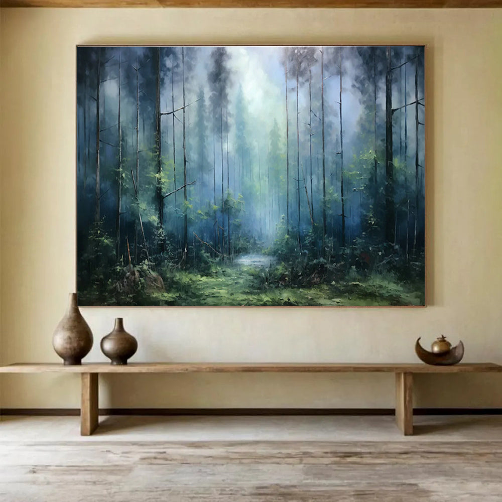 Extra Large Customizable Handmade Abstract Painting for Dining Areas DLZ3253