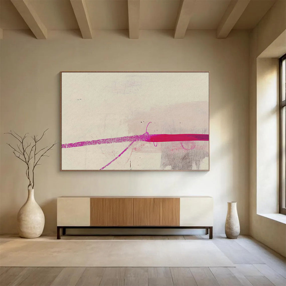 Tailored High-Speed Rail Underwater Tunnel Ventilation System Giant Abstract Hand Painting DLZ2663