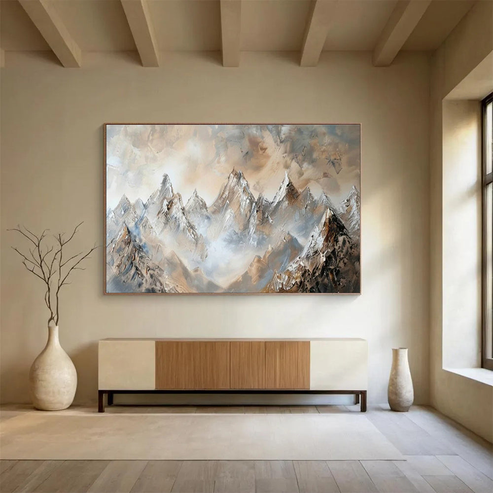 Oversized Custom Hand-Painted Abstract Art for Virtual Reality Content Creation Studio DLZ2850