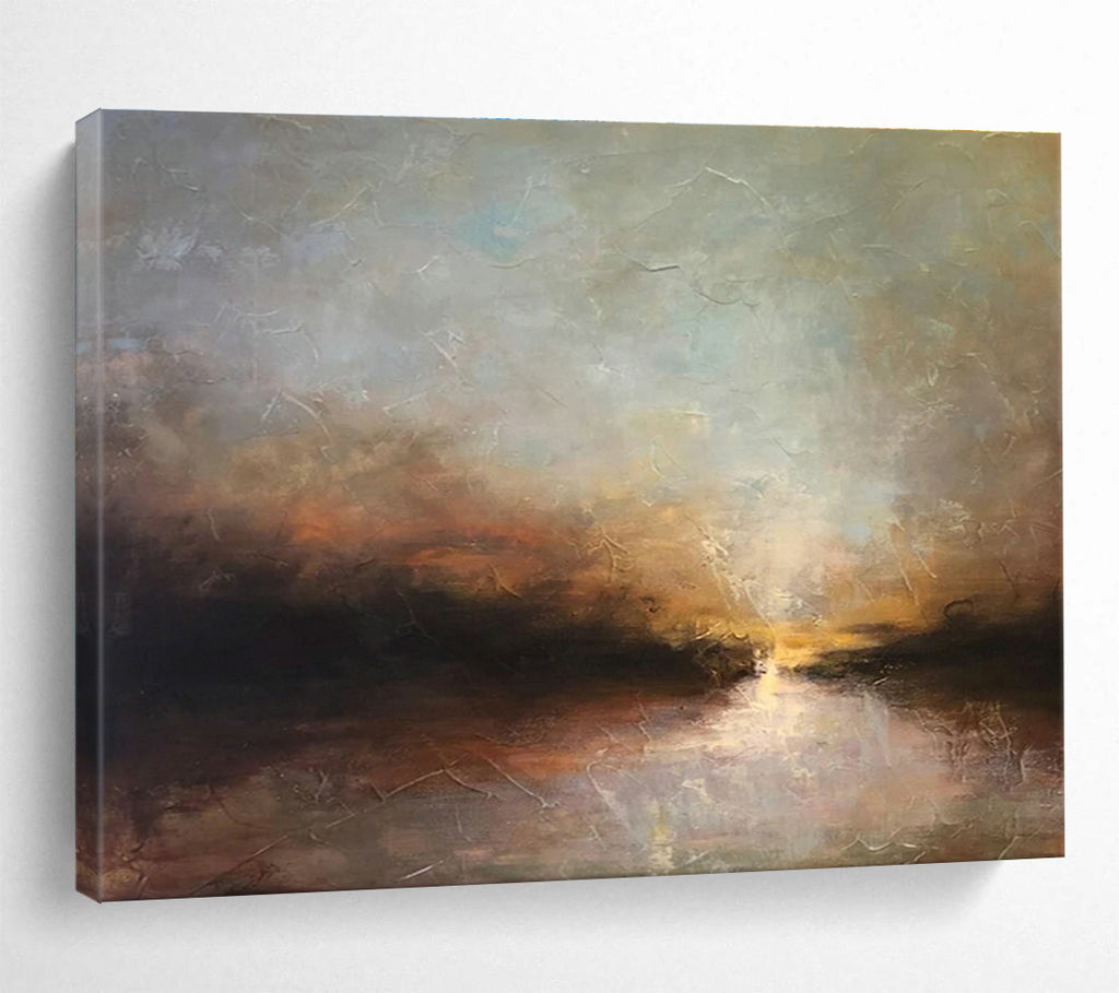 Oversized Custom Hand-Painted Abstract Art for Subterranean Cave Ecosystem Restoration and Rehabilitation Project Office DLZ3158